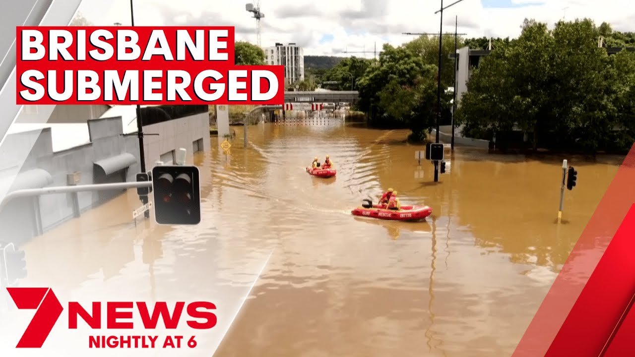 Brisbane's suburbs inundated by floodwaters, leaving residents stunned at scale of disaster | 7NEWS