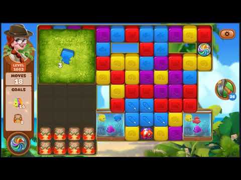 Lost Island Blast Adventure Level 1663 - NO BOOSTERS 🏝️ | SKILLGAMING ✔️