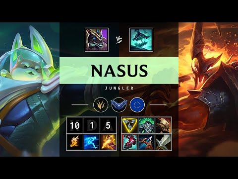 Nasus Jungle vs Hecarim - EUW Diamond Patch 25.16