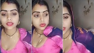 Meenu Prajapti Aunty Live Hot  Tango Live Video Me