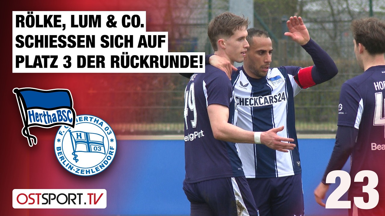 Hertha BSC II U23 vs Hertha Zehlendorf Highlights