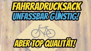 Fahrradrucksack Bikerucksack unfassbar günstig mit einer super Qualität | Review