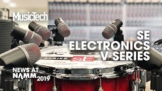 Video thumbnail for Compact, rugged drum mics: SE Electronics V Beat & V Kick #NAMM2019 by MusicTech
