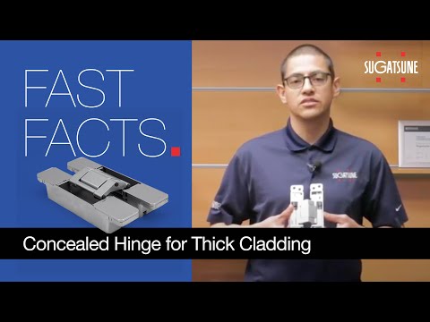 Concealed Hinge for Thick Cladding—HES3D W190