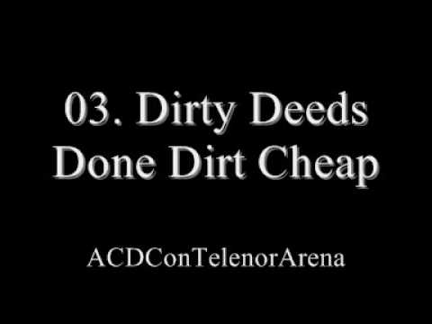 AC/DC - 03. Dirty Deeds Done Dirt Cheap - Live 1986
