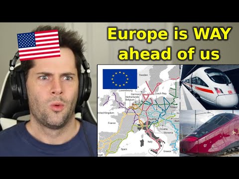 American Reacts to Europe's High Speed Rail Network
