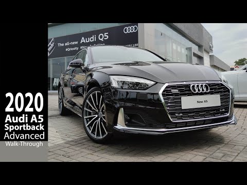 2020/21 New Audi A5 Sportback Advanced 2.0 TFSI quattro Walk-through