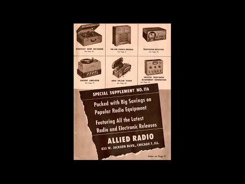 1948 Allied Radio -  Latest Radio & Electronic Releases (special supplement #116)