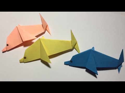 How to make an easy origami Dolphin step by step | DIY-Beauty Of Paper