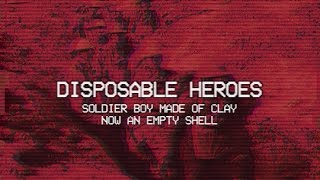 Metallica - Disposable Heroes (Remastered) [AUDIO QUALITY UPGRADE 2017]