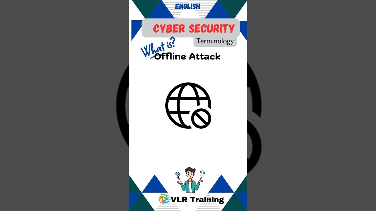What is Offline Attack? cyber security terminology#vlrtraining #cybersecurity #education