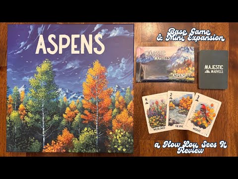 Aspens and Majestic Marvels Mini Expansion - a How Lou Sees It Review