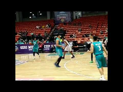Seri Mutiara Cup 2018 Courtside Texas All-Stars (G-League) vs Fubon Braves (SBL) Part 1/3