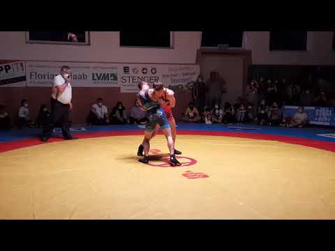 17.09.2021 RWG vs SC Großostheim - 75kg Gr-Röm: Jan Fischer vs Ewald Alles