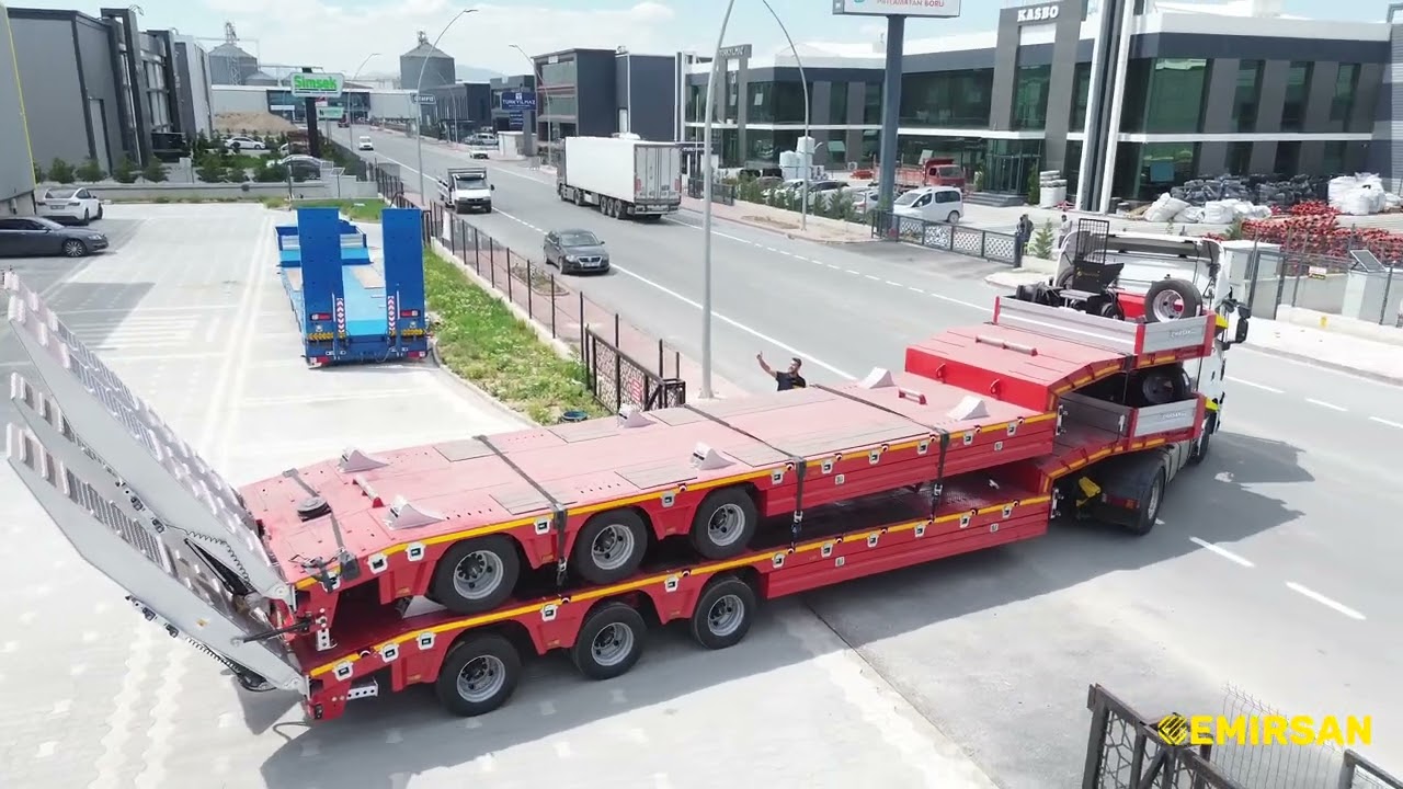 Double Lowbed Trailers by Emirsan