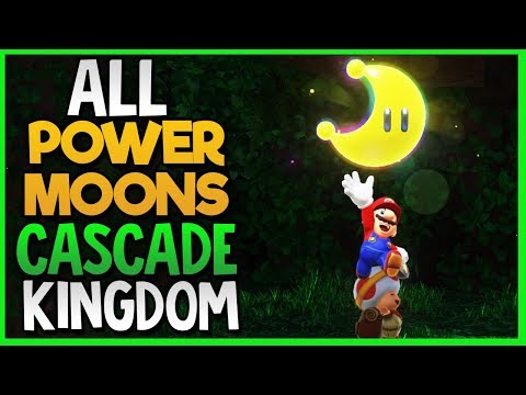 All Power Moon Locations in Cascade Kingdom in Super Mario Odyssey