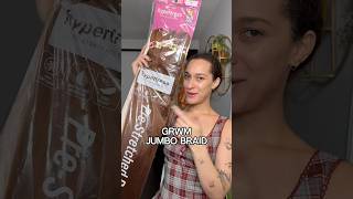 JUMBO BRAIDS ARE MY FAVOURITE!! #curlyhair #hairstyletutorial #braids