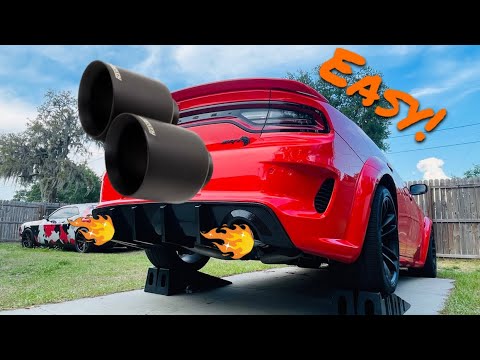 How to install Charger 5” exhaust tips “EASY”