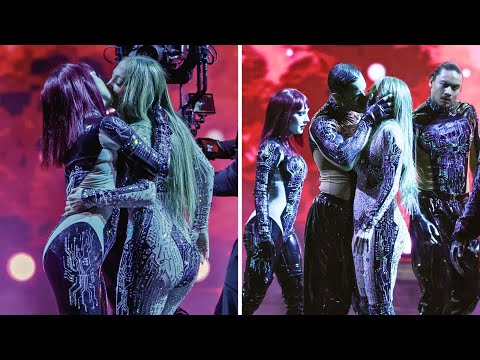 J.Lo Breaks the Internet with Bold Moves & Double Kiss at 2025 AMAs!