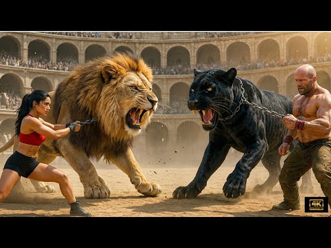 💀 Savage Black Panther Ambush vs. Legendary Lion | Deadly Fight