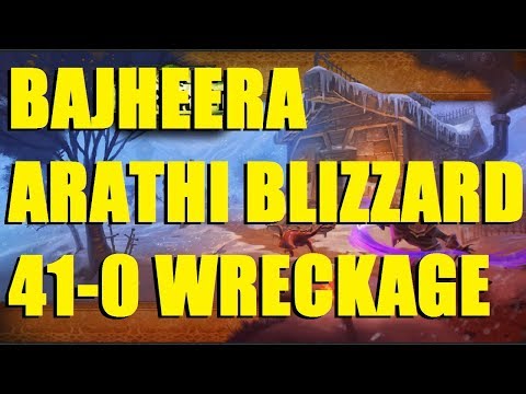 Bajheera - ARATHI BASIN BLIZZARD 41-0 WARRIOR WRECKAGE - WoW Legion 7.3 Arms Warrior PvP
