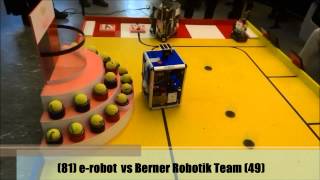 preview picture of video 'e-robot compilation des matchs Swiss Eurobot 2013'