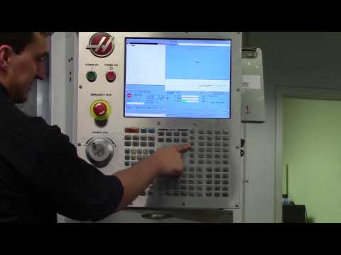 Turning on the Spindle on a HAAS Mill