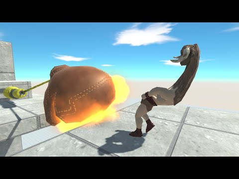 DYNAMITE PUNCH THAT SEND EVERY UNITS FLY - Animal Revolt Battle Simulator