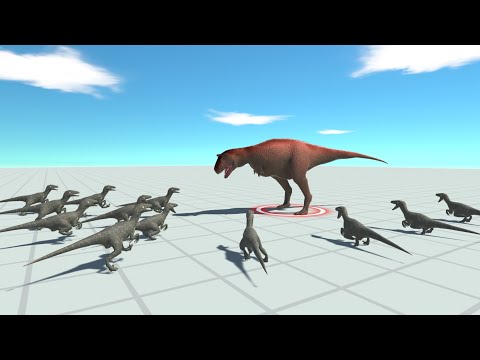 RAPTOR PACK vs EVERY UNIT - Animal Revolt Battle Simulator
