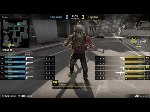 Nordavind vs Dignitas BO3 | ESL One Rio EU Closed Qualifiers (40s delay) [SLO] | 8. 3. 2020