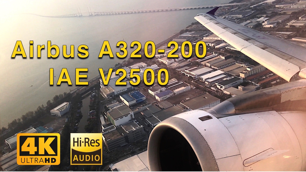MASSIVE ENGINE ROAR | Airbus A320-200 IAE V2500 Take Off (Hi-Res Audio)