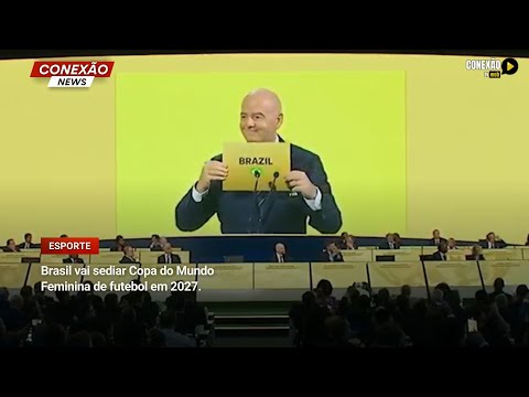 Vídeo: Brasil vai sediar Copa do Mundo Feminina de futebol em 2027.