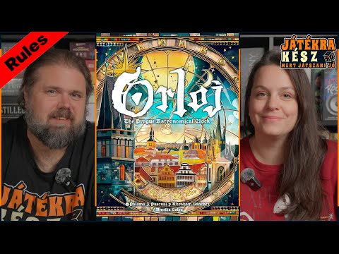 Orloj | Az idő mesterei Prágában – Szabálymagyarázat (Essen 2025) - Játékra kész / Play Right Away