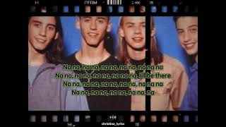 I&#39;ll Be There For You - The Moffatts (lyrics)