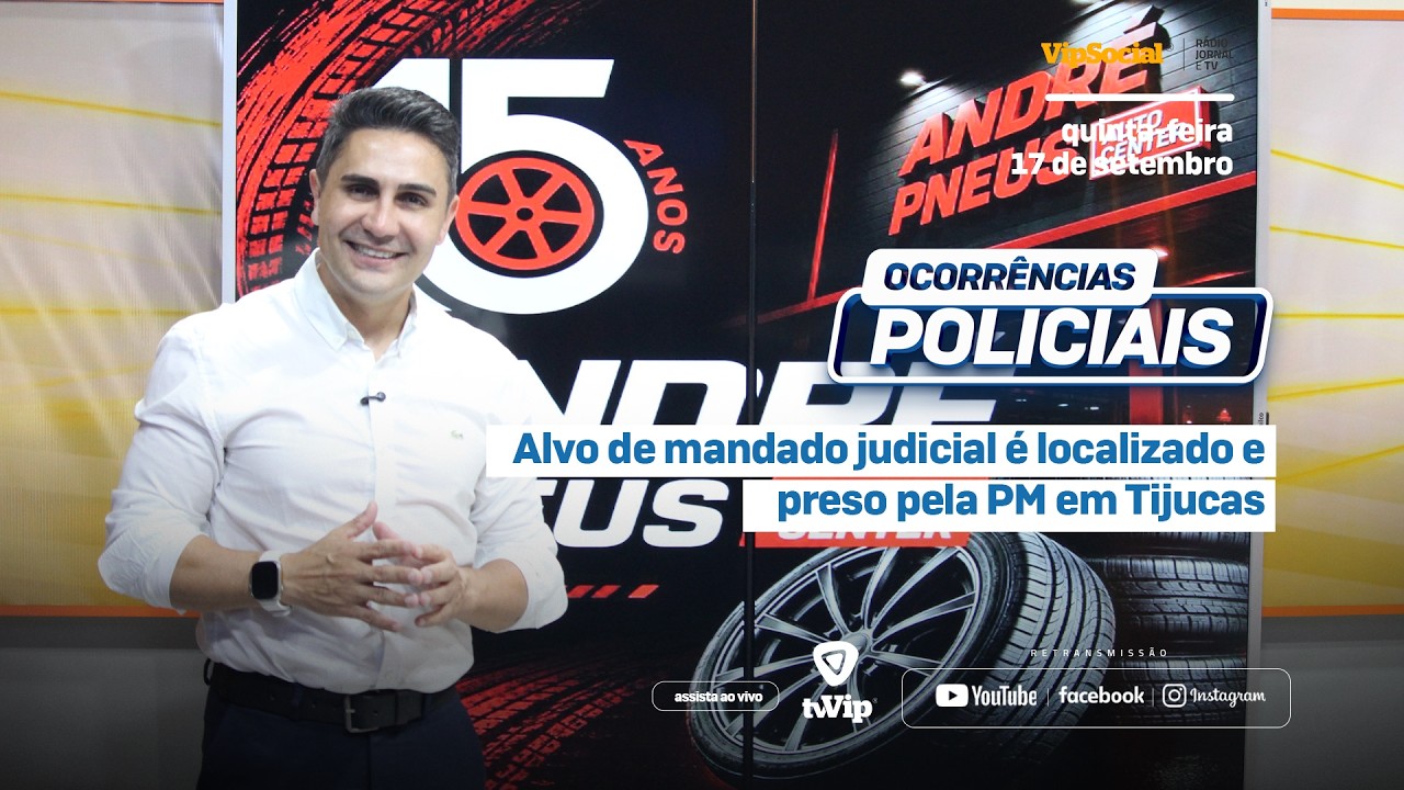 Veja o resumo das ocorrências policiais desta quinta-feira, 17 de setembro