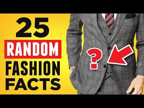 25 Random Fashion Facts (How Many Do YOU Know?) Video