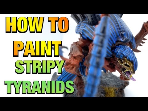 How the paint Tyranids (Stripy carapace)