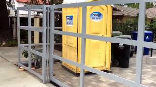 Glass Gate Installation | Mulholland Security Los Angeles 1.800.562.5770