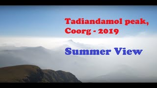 preview picture of video 'Tadiandamol peak view, a weekend trip to Coorg - 2019'