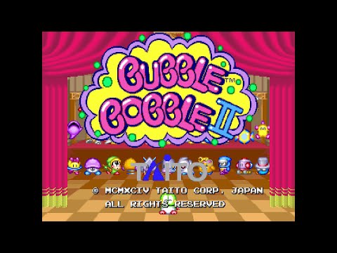 Bubble Bobble II (バブルボブルII). [Arcade - Taito]. (1994). Cororon. ALL.