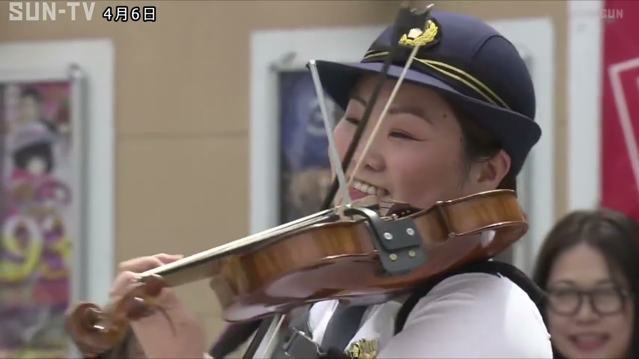 春の全国交通安全運動始まる　伊丹市で「義手のバイオリニスト」が事故防止啓発