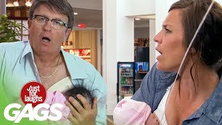 bromas farsa con bebé