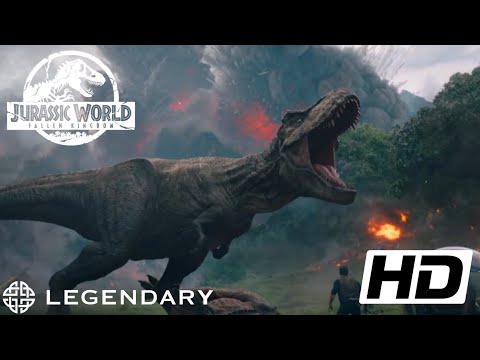 Jurassic world fallen kingdom (2018) FULL HD 1080p - The eruption scene Legendary movie clips