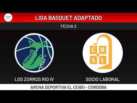 LIGA DE BASQUET ADAPTADO 2026 - FECHA 2 -  LOS ZORROS RIO IV VS SOCIO LABORAL