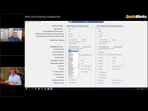 Xero Accounting Integration to QuoteWerks
