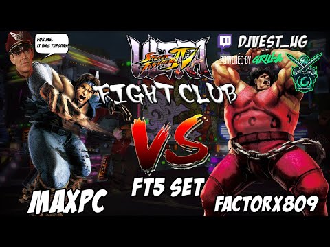 USF4 Fight Club Exhibition Series - MAXPC VS FactorX809 FT5 Set (Boo This Man 3-0)