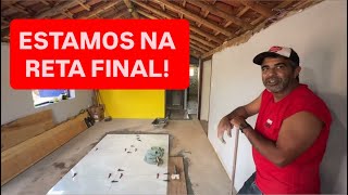  ESTAMOS NA RETA FINAL DAS OBRAS NA CASA DO ZEZÉ!