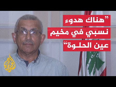 النائب اللبناني أسامة سعد تم الاتفاق على تثبيت وقف إطلاق النار في مخيم عين الحلوة