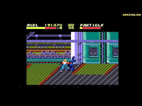 Streets of Rage 2 Master System Item sprite glitch.