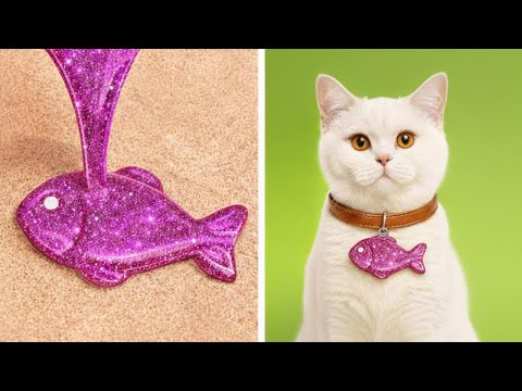 💖 DIY a Cute Cat Collar & Build a Tiny Shelter for a Stray Cat! 🏠🐾